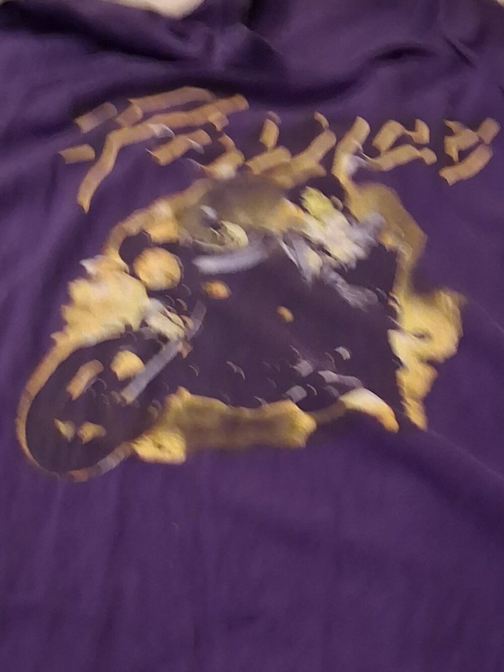 PRINCE PURPLE RAIN UNISEX TEE SIZE L